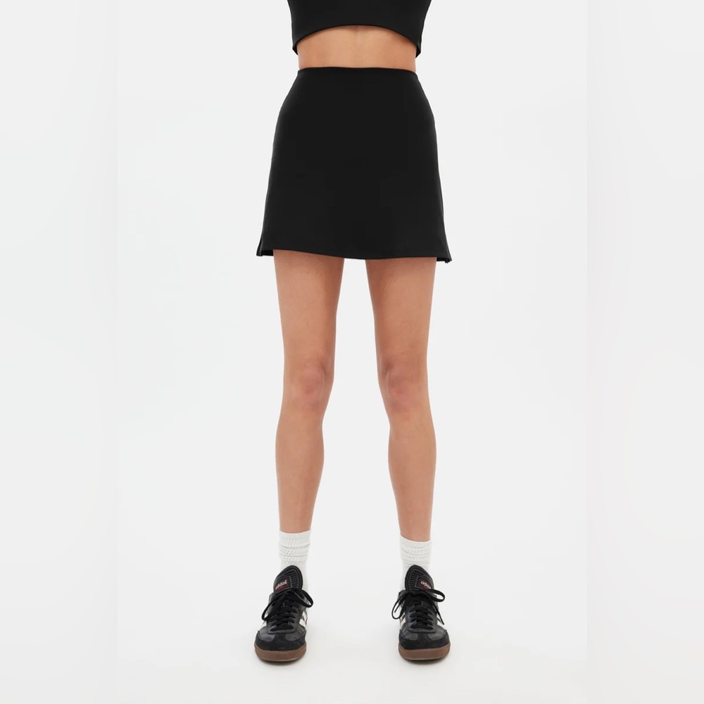 Girlfriend Collective NWT Black Athletic Sport Skort Size Small - Picture 2 of 12